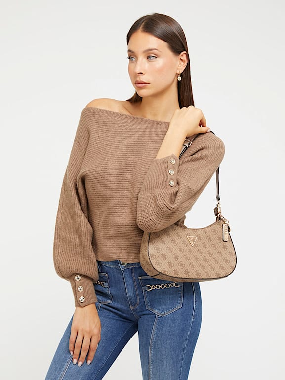 Guess kamryn q logo shoulder bag shop