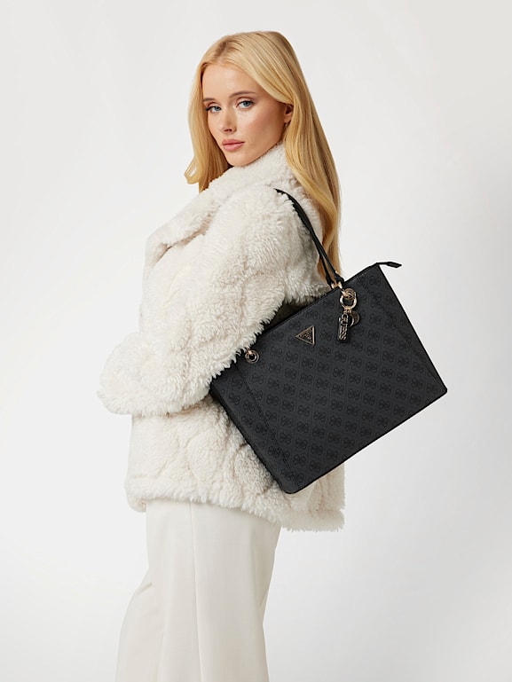 Bolso Guess de mano noelle logo blanco roto - 116.00 € Bolsos y zapatos de  mujer, marcas de moda online, Marc Jacobs, Zadig&voltaire, coach, Veja,  Karl lagerfeld, y muchas marcas más