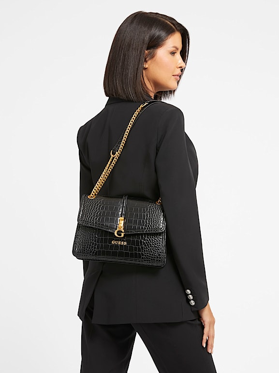 Sac guess effet croco hot sale