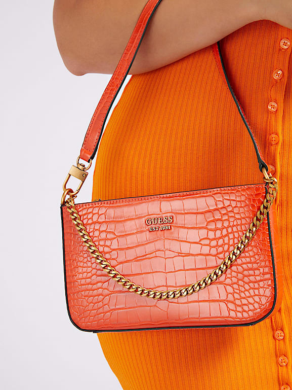 SCHOUDERTAS KATEY KROKODILLENPRINT Dames GUESS Eerdere collecties