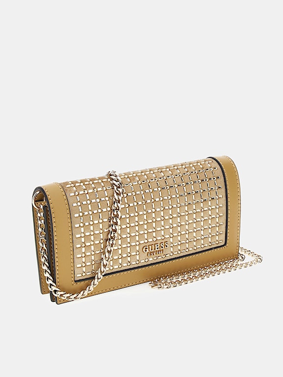 GUESS Gilded Glamour mini clutch Women