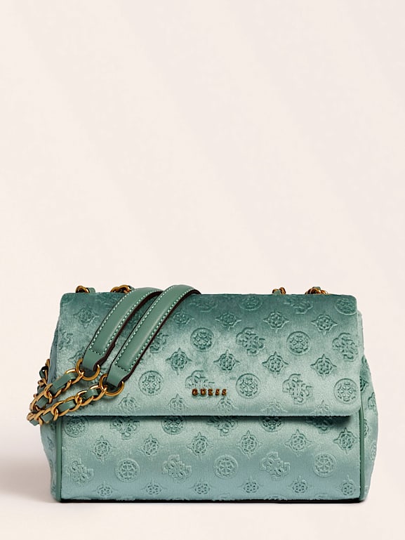 Guess velvet new arrivals bag