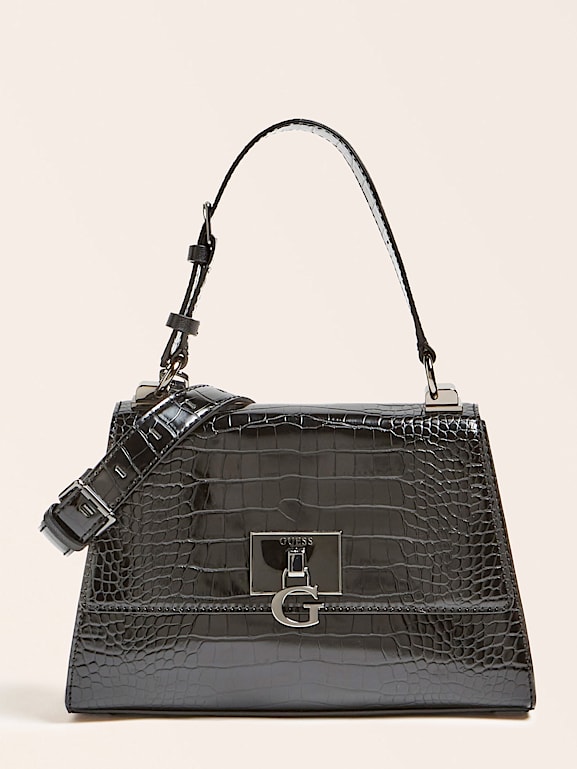 Croc sales print handbag