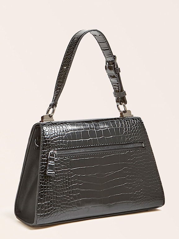 Stephi croc print handbag hotsell