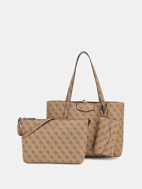 GUESS Bolso shopper eco Brenton logotipo 4G Mujer