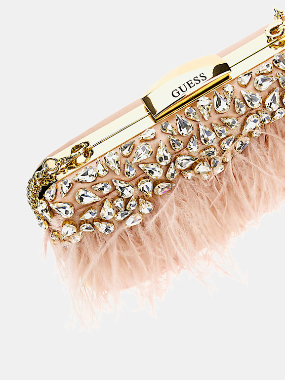 Guess best sale pink clutch