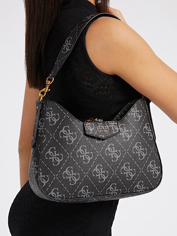 GUESS Eco Brenton Maxi 4G Logo Hobo Bag Women