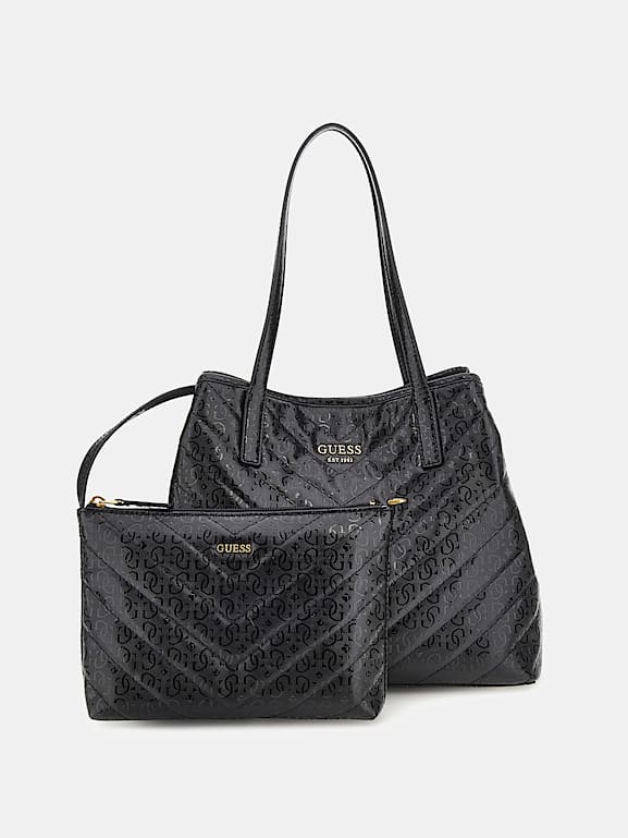 Bolso guess charol negro hot sale