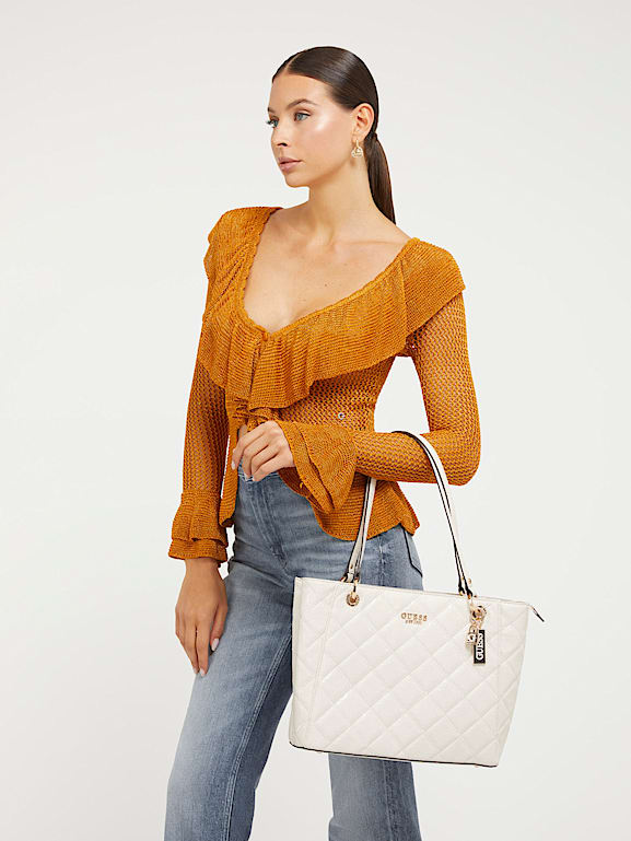 Guess fleur 2025 tote bag