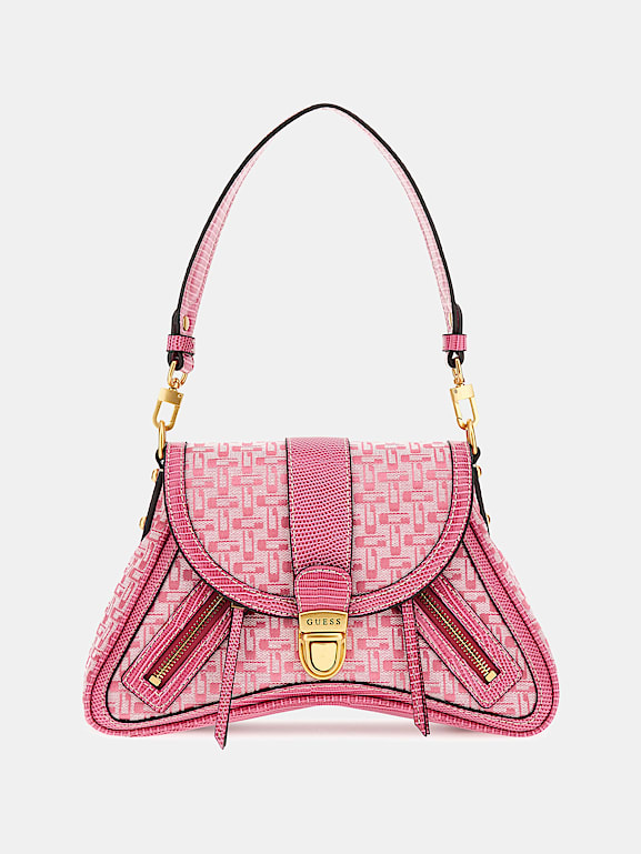 Belle vintage denim shoulder bag | GUESS® Official Website