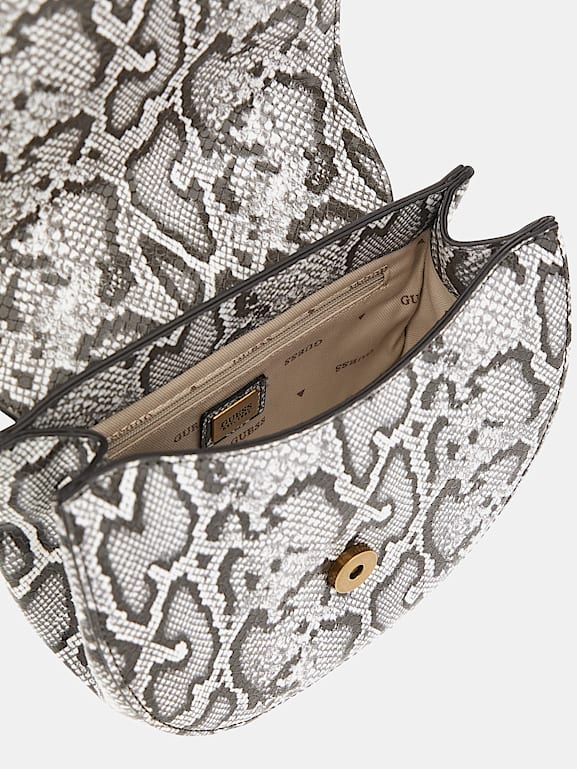 Sac bandoulière imprimé python shop