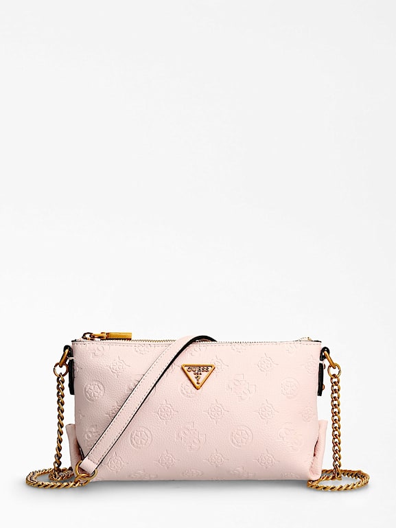 Guess peony shop debossed logo crossbody