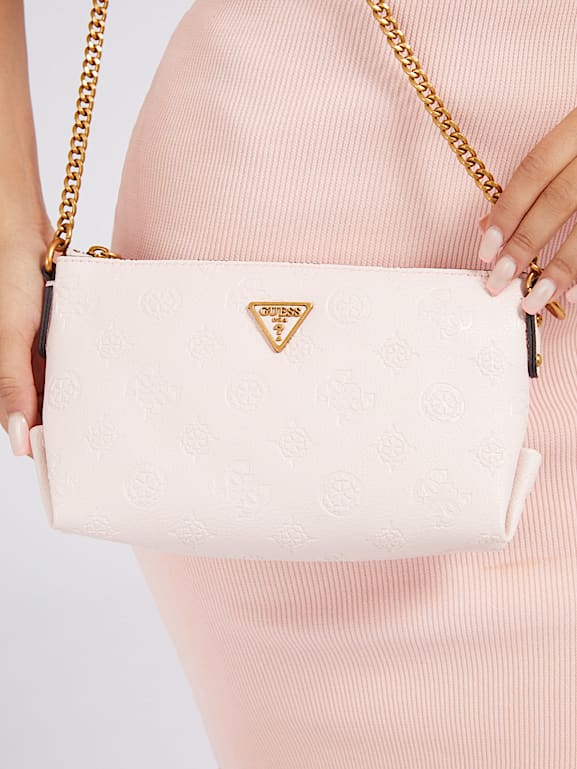 Guess peony debossed logo crossbody shop