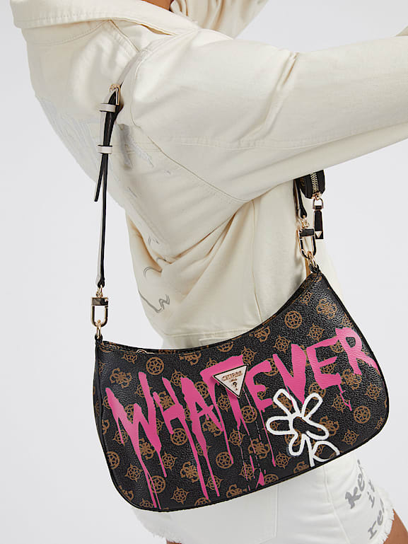 Guess graffiti bag clearance