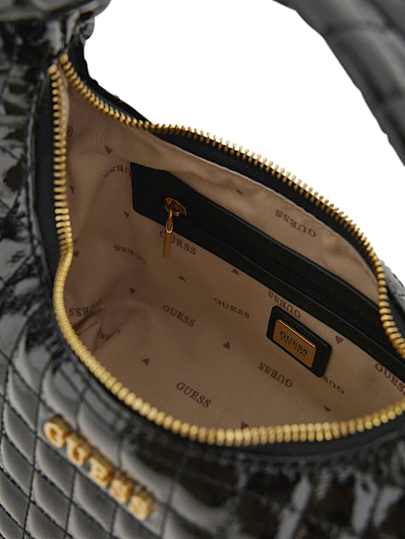 Guess patent shop leather handbags