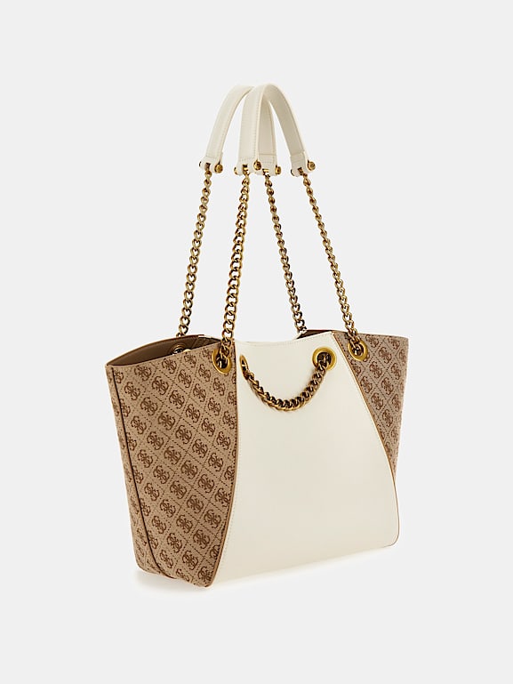 Guess nikki 2025 chain tote