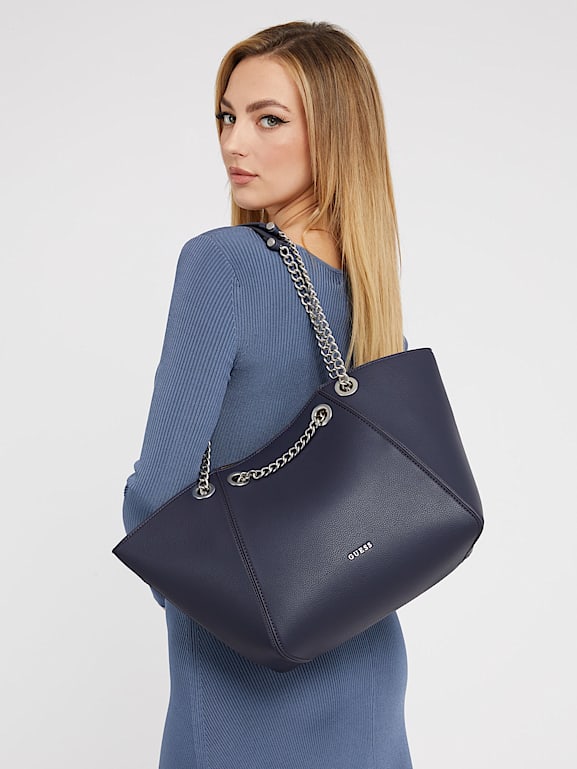 Guess nikki chain tote store