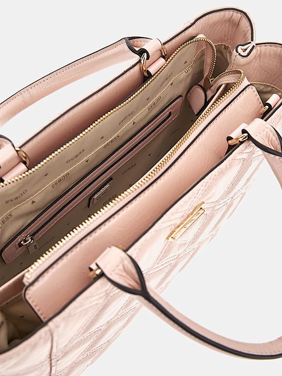 Light pink guess handbag online