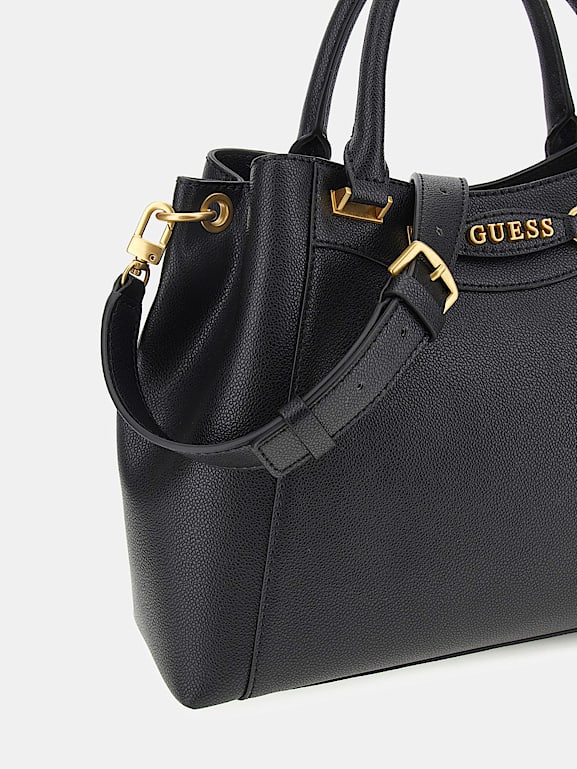 GUESS Emera logo charm handbag