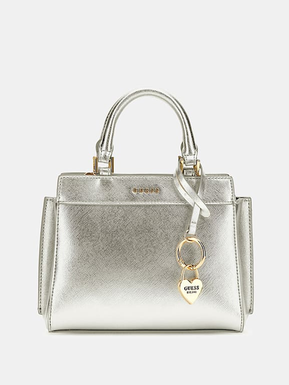 Guess silver bags sale