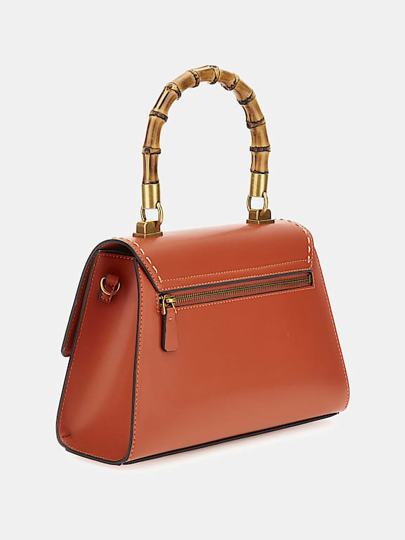 Bamboo top handle bag new arrivals