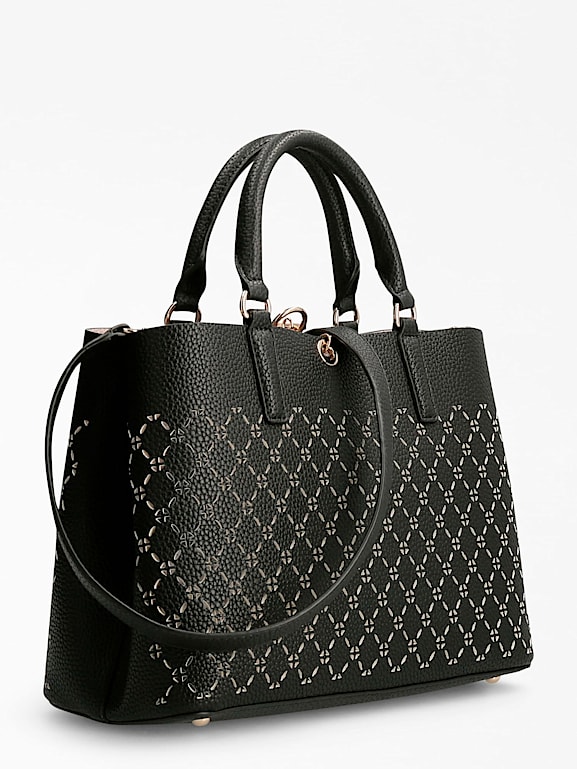 Perforated handbag on sale