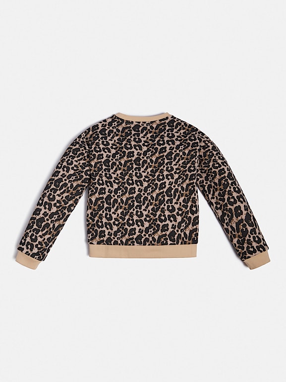 Guess sale leopard sweater