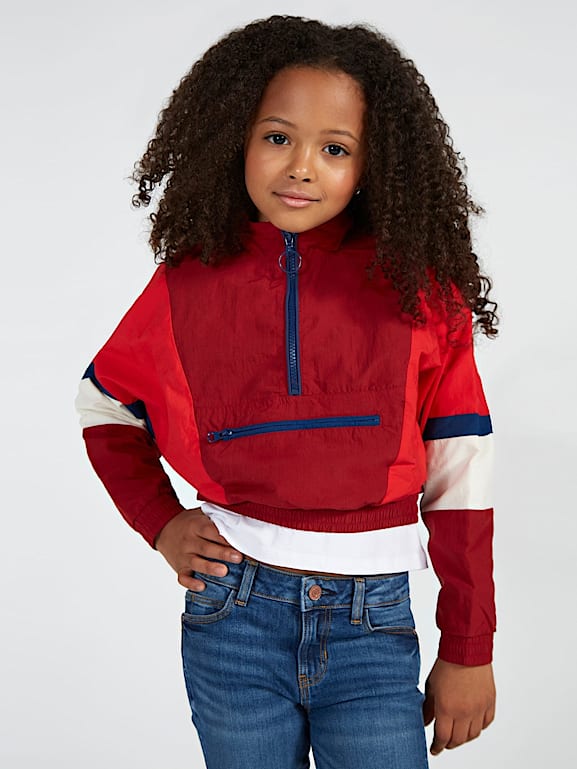 Guess pullover windbreaker clearance