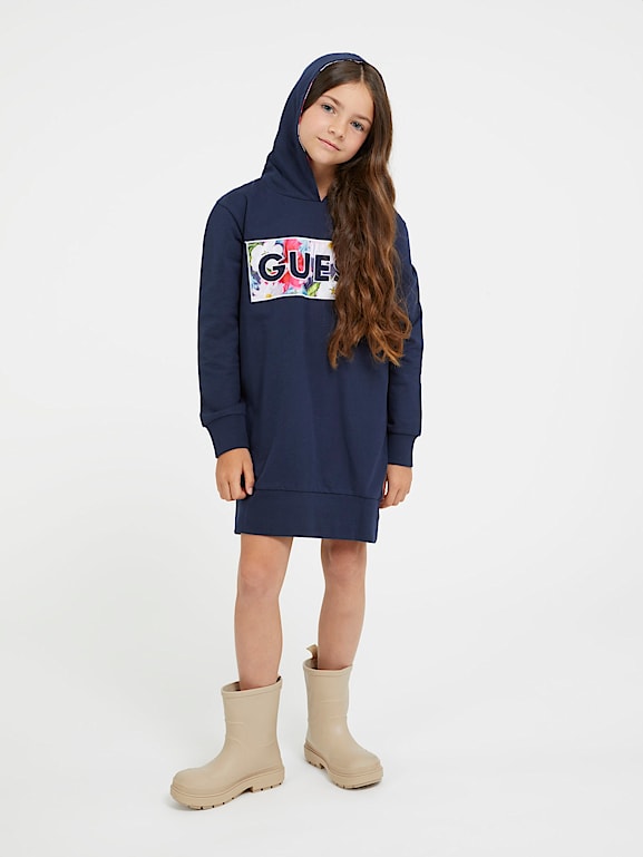 Sweatshirt dress for kids sales