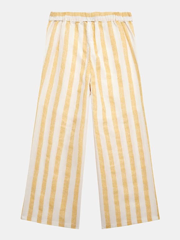 Striped hotsell yellow pants