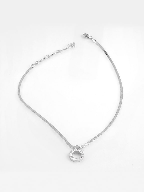 Guess circle necklace clearance