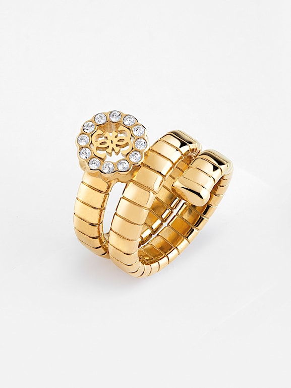 hemel gangpad oplichter Ring "Mad about gold" Dames | GUESS® Eerdere collecties