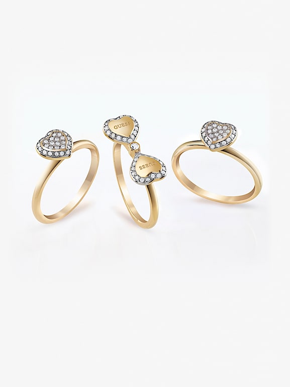 Guess heart ring hotsell