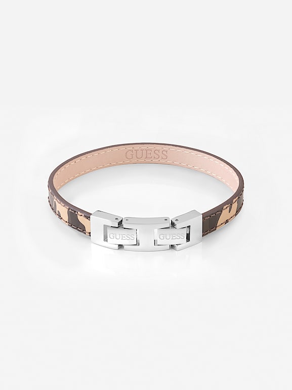 Guess leather bracelet new arrivals