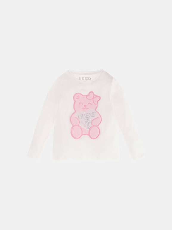T SHIRT LOGO FRONTALE Bambina GUESS kids Sito Ufficiale