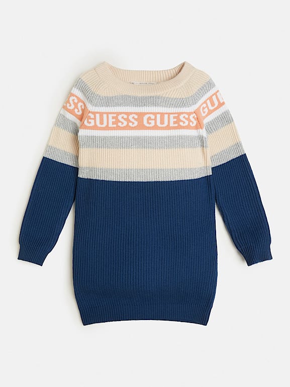 Striped sweater dress