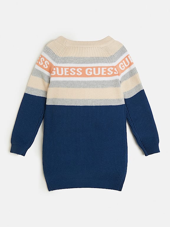Striped sweater dress