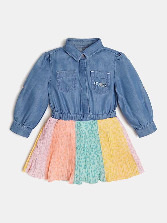 Guess denim shirt new arrivals dress