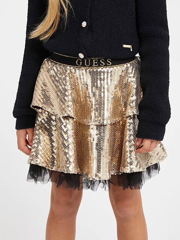Sequin online skirt guess