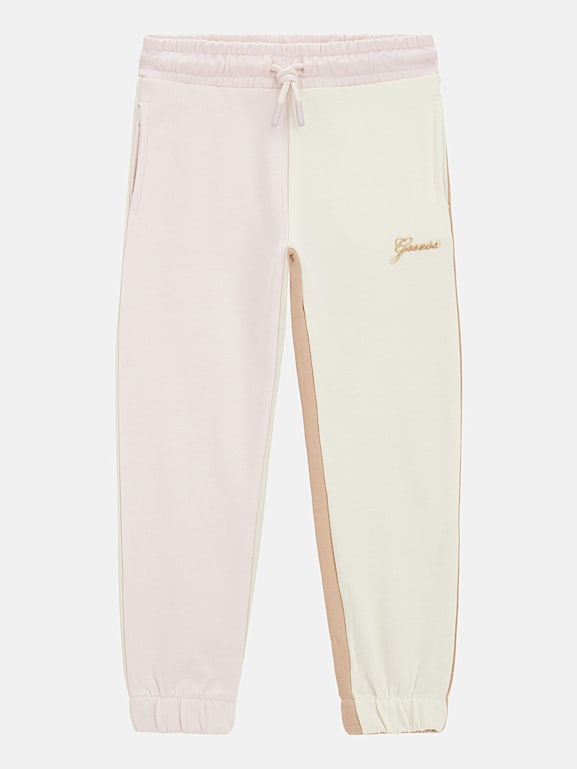 Baby girl color block sweatpants clearance