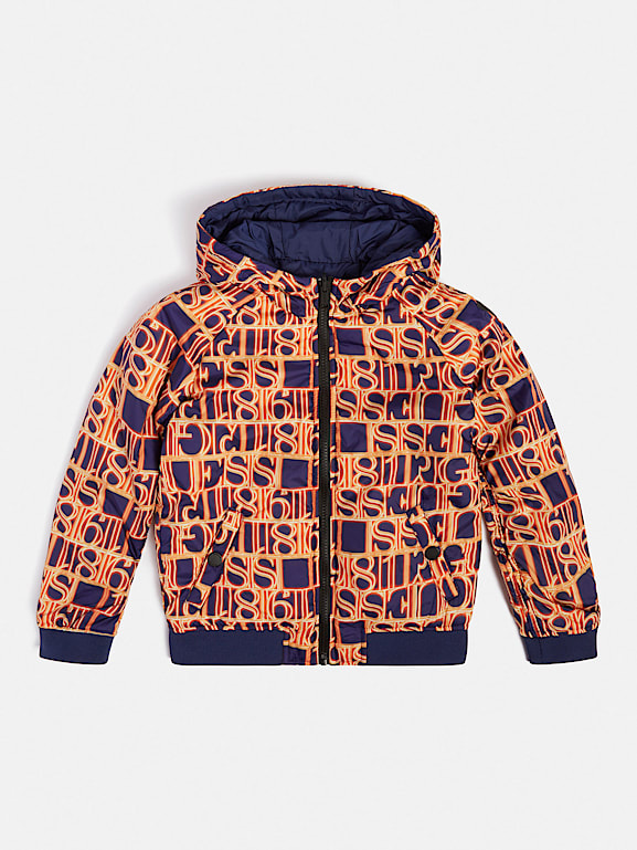 GUESS Hooded reversible puffer