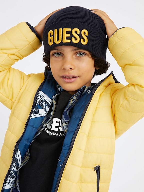 GUESS All over print reversible puffer