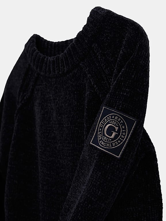 Olive chenille sweater hotsell