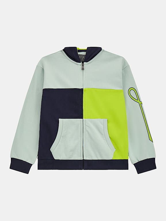Guess color block sweatshirt discount