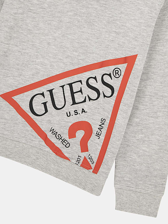 GUESS® Sweatjacke Logo-Dreieck hinten Kids