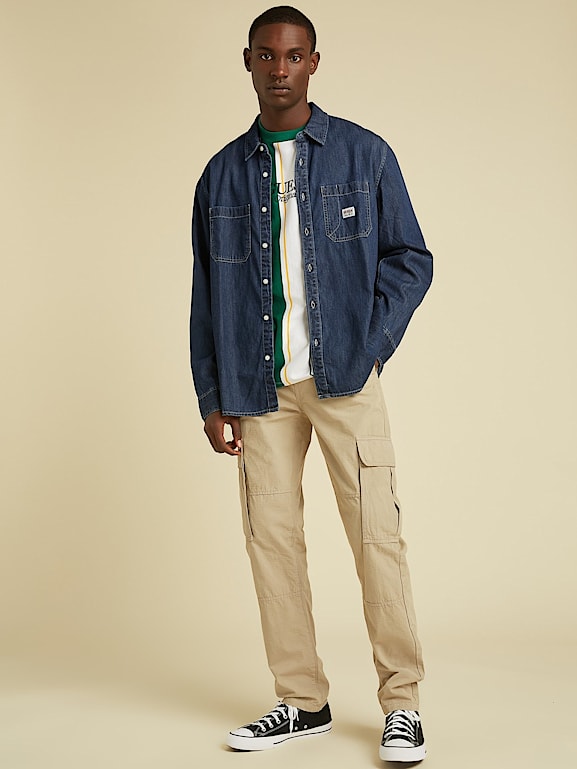 Guess jeans mens shirt top
