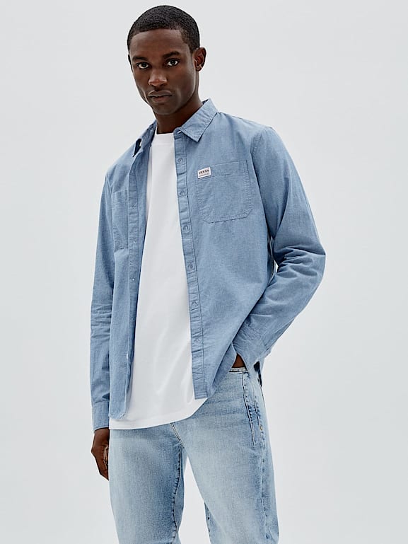 Guess camicia jeans sale