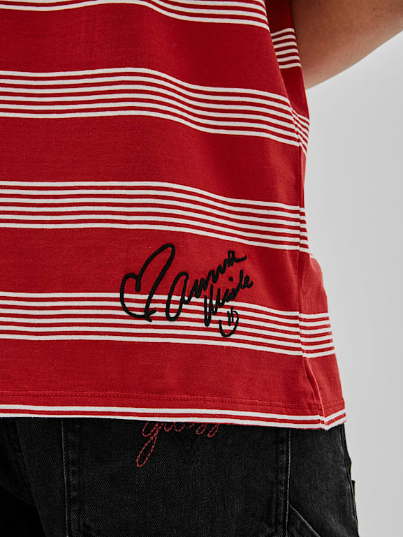 GUESS STRIPED T SHIRT