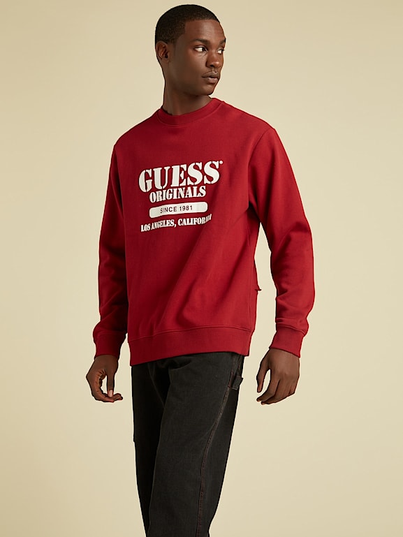 GUESS Originals FRONT LOGO SWEATSHIRT Men