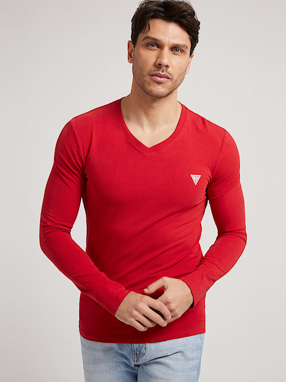 Tee shirt manche longue guess shop